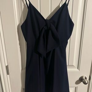 Gianni Bini Deep Blue Dress with Bow Accent